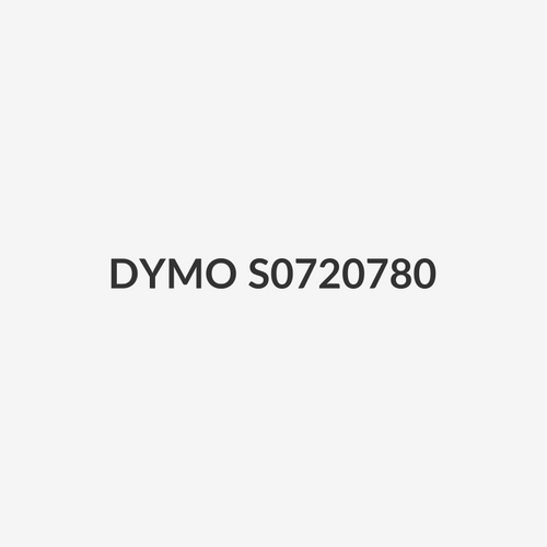 DYMO S0720780 - Genuine D1 Label Cassette Tape 6mm x 7M Black on White Suitable for the Label Manager