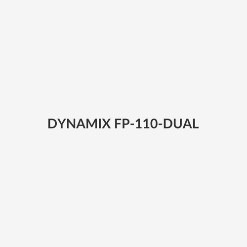 DYNAMIX FP-110-DUAL - Dual Port Face Plate for RJ45 110 Keystone Jacks NOTE Jack Pins at Top of Plate