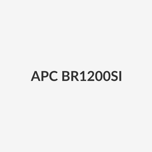 APC BR1200SI - Back-UPS PRO Line Interactive 1200VA (720W) w/ AVR 230V Input/Output. 8x IEC C14 Out