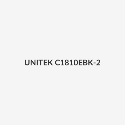 UNITEK C1810EBK-2 - 2m CAT7 Black SSTP 26AWG Patch Lead in PVC Jacket Supports 10 Gigabit Ethernet