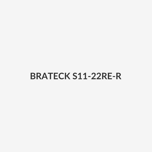 BRATECK S11-22RE-R - Eco Ergonomic Office Electric Sit-Stand Desk Single Motor. Desktop Included
