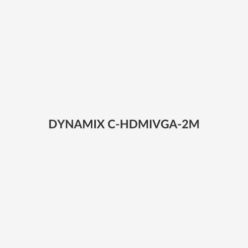 DYNAMIX C-HDMIVGA-2M - 2m HDMI to VGA Cable Micro USB Female. Optional Power. No HDCP. HDMI 1.4