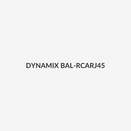 DYNAMIX BAL-RCARJ45 - Stereo 3.5mm to RCA Extender via RJ45 Max Distance 50m RJ45 Adapter 50m