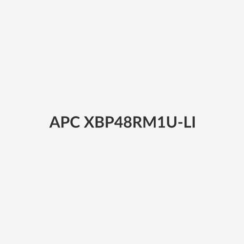 APC XBP48RM1U-LI - Smart-UPS 48V Lithium-ion Battery Pack Rack Mount Kit Included