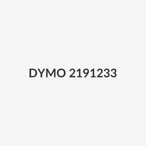 DYMO 2191233 - LetraTag Plastic Tape 12mm x 4M Clear 2-Pack