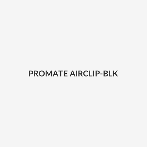 PROMATE AIRCLIP-BLK - PROMATE Open Ear Clip-on Bluetooth Earbuds with Intellitouch Smart Control. Includes 500mAh Recharging Battery Case, Up to 28 Hours Play Back, Water Resistant, Black