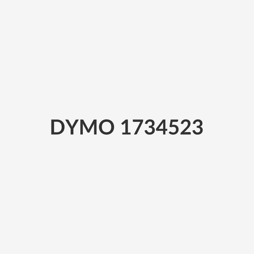DYMO 1734523 - Genuine Rhino Industrial Label -Permanent 24mm Black on White. For labeling panels