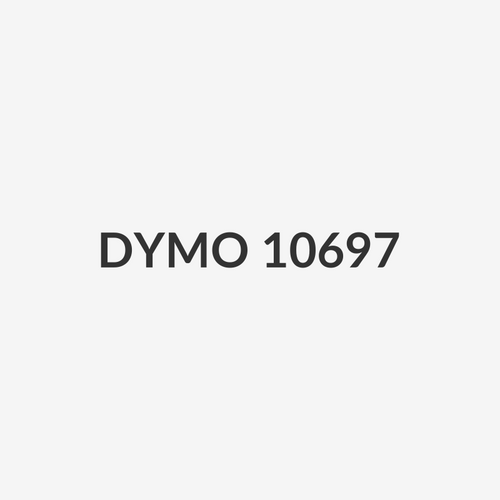 DYMO 10697 - LT 92630 12mm x 4m Paper Whi 2pk Tapes for LetraTag Labeller 10697