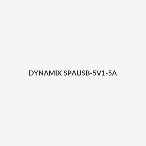 DYNAMIX SPAUSB-5V1-5A - 7.5W 5V/1.5A Small Compact Single Port USB-A Wall Charger