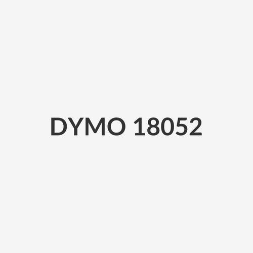 DYMO 18052 - Genuine Rhino Industrial Labels- HeatShrink 6mm Black on Yellow. industrial grade