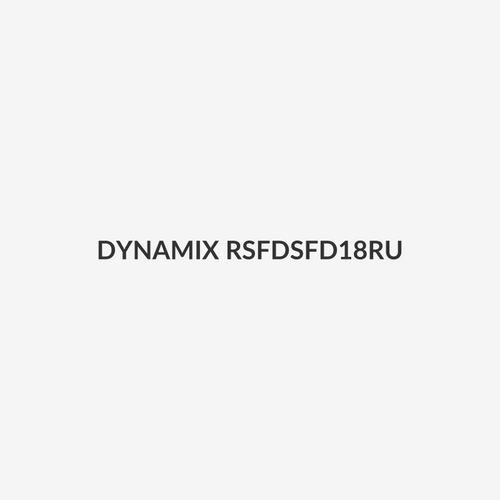 DYNAMIX RSFDSFD18RU - 18RU Glass Front Door for RSFDS/RWM/RDME/RSFDL Series Cabinets