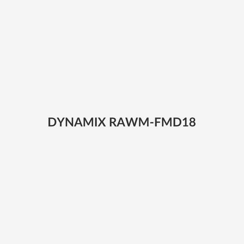DYNAMIX RAWM-FMD18 - Mesh Front Door 600mm 18U w/ Small Round Lock for RWM18