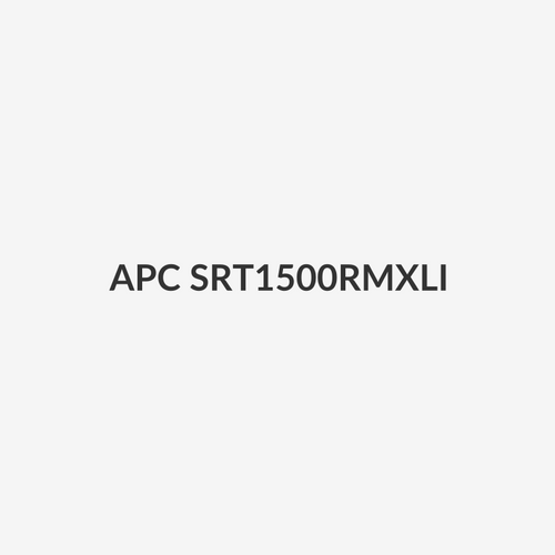 APC SRT1500RMXLI - Smart-UPS 1500VA (1500W) 2U 230V 6x IEC C13 Outlets. w/ Battery Backup.