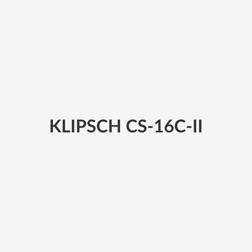 KLIPSCH CS-16C-II - 6.5'' In-Ceiling Sky Hook Speaker 1'' Tweeter 6.5'' Woofer 40W RMS 160W Peak