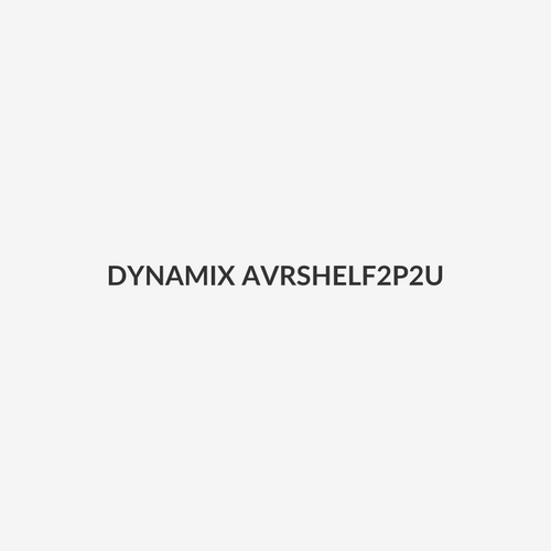 DYNAMIX AVRSHELF2P2U - AV Rack 2RU Cantilever Shelf w/ vented holes & #10-33 Screws 350mm Deep