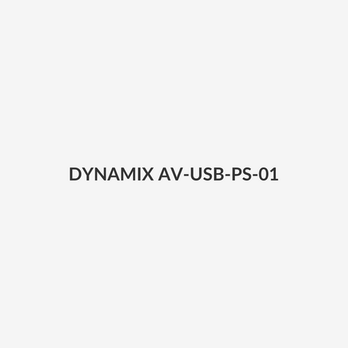 DYNAMIX AV-USB-PS-01 - USB-A 2.1A Keystone Charging Mechanism Input: 100-240V 50Hz Output: 5VDC 2.1A