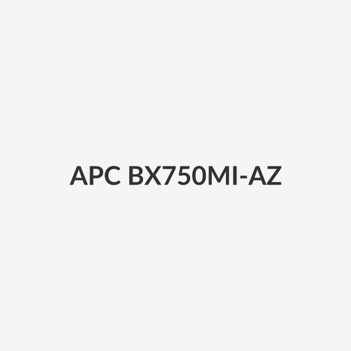 APC BX750MI-AZ - Back-UPS BX Series 750VA Line Interactive w/ AVR 230 Input/Output. 3x ANZ Sockets