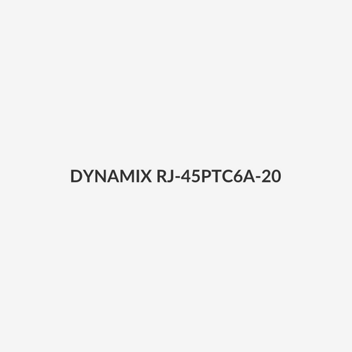 DYNAMIX RJ-45PTC6A-20 - Cat6/6A UTP push through 20pc Pack for Solid/Stranded Cable Conductor size : 1.15mm