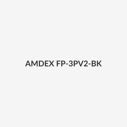 AMDEX FP-3PV2-BK - Switch Plate ONLY. 3 Gang Wall Face Plate Accepts Clipsal Style Mechs Black