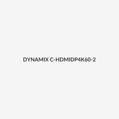 DYNAMIX C-HDMIDP4K60-2 - 2m DisplayPort Source to HDMI 2.0 Monitor - Directional Cable. Max Res: 4K@60Hz