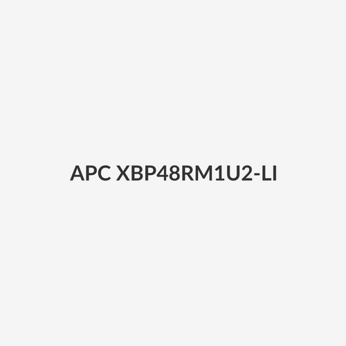 APC XBP48RM1U2-LI - Smart-UPS 48V 3KW 600Wh Lithium-ion Battery Pack Rack Mount Kit Included