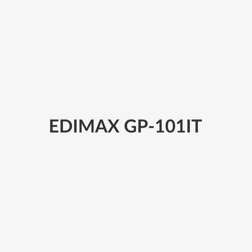 EDIMAX GP-101IT - IEEE 802.3at Gigabit PoE+ Injector 30W