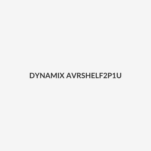 DYNAMIX AVRSHELF2P1U - AV Rack 1RU Cantilever Shelf w/ vented holes & #10-32 Screws 350mm Deep