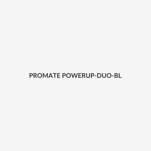 PROMATE POWERUP-DUO-BL - 5000mAh Ultra-Compact Fast Charging Power Bank In-Built Dual Folding USB-C & Lightning