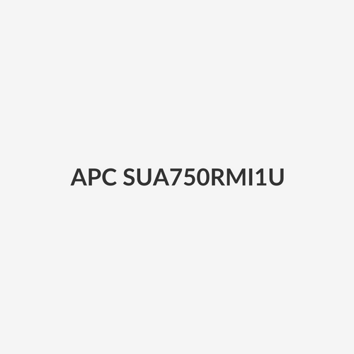 APC SUA750RMI1U - Smart-UPS 750VA (480W) 1U Rack Mount 230V Input/Output 4x IEC C13 Outlets