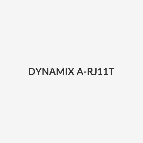 DYNAMIX A-RJ11T - RJ11 6x Conductor Dual Adaptor 2x Sockets/1x Plug