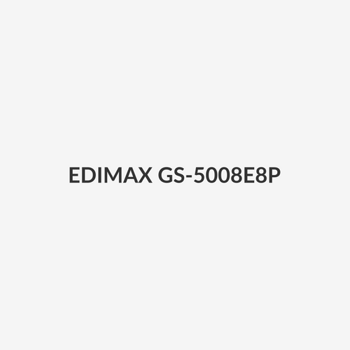 EDIMAX GS-5008E8P - 8-Port Gigabit Ethernet Web Smart Switch