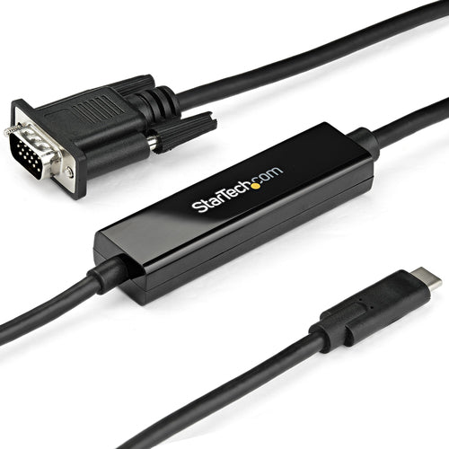 StarTech.com CDP2VGAMM1MB - 1M (3 FT.) USB-C TO VGA ADAPTER CABLE