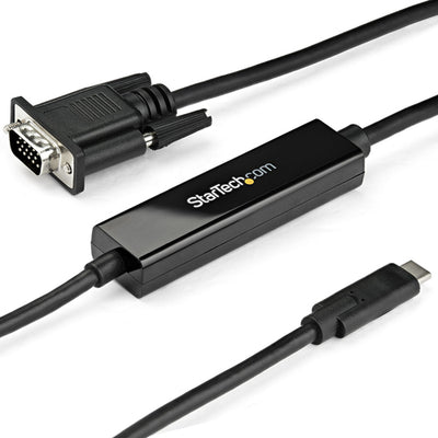 StarTech.com CDP2VGAMM1MB - 1M (3 FT.) USB-C TO VGA ADAPTER CABLE