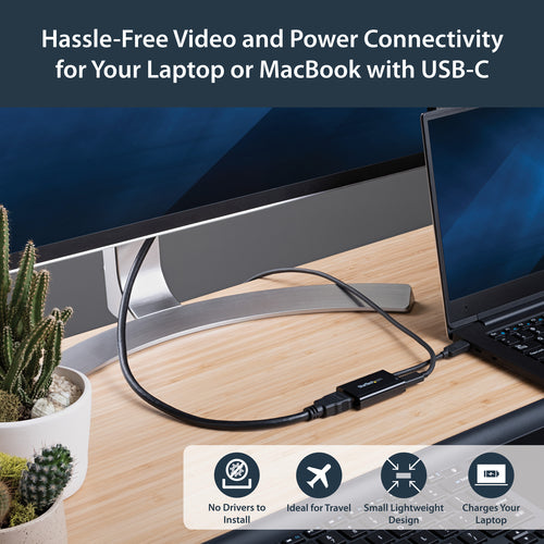 StarTech.com CDP2HDUCP - USB-C to HDMI Adapter w/ Power Delivery