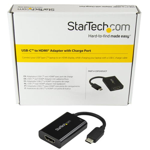StarTech.com CDP2HDUCP - USB-C to HDMI Adapter w/ Power Delivery