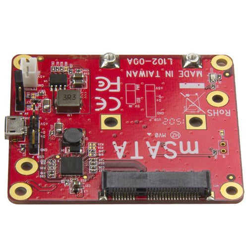 StarTech.com PIB2MS1 - USB to mSATA Converter for Raspberry Pi