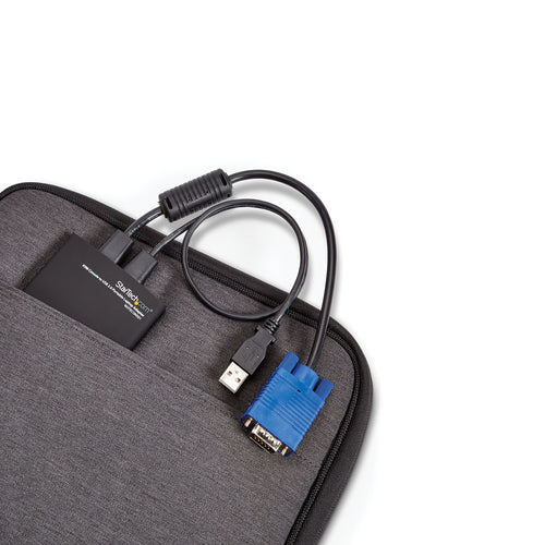 StarTech.com NOTECONS01 - KVM Console to USB Laptop Crash Cart