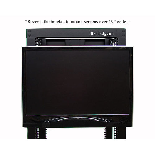 StarTech.com RKLCDBK - Rack Cabinet LCD Monitor Mount Bracket