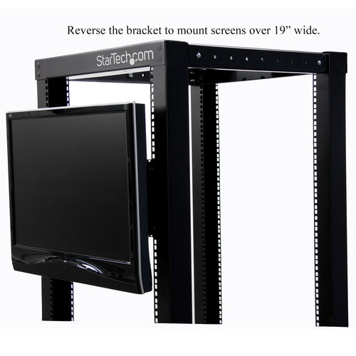 StarTech.com RKLCDBK - Rack Cabinet LCD Monitor Mount Bracket
