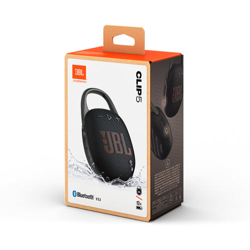 JBLCLIP5BLK - JBL CLIP5 - BT SPKER W/CARABINER - BLACK