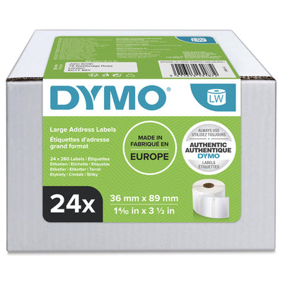 S0722390 - Dymo LW Lg Adrs Label Bulk 24