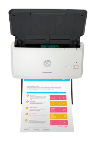 HP 6FW06A - ScanJet Pro 2000 s2 Sheet-Feed Scanner