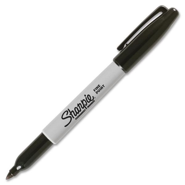 SHARPIE 35010 - Fine Point Black Permanent Marker in Canister Pack of 36