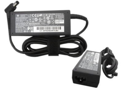 852159-800 - HP Power Adapter AC 65W 7.4mm Tip R/A 19VDC Output - C6 3-Pin AC Input