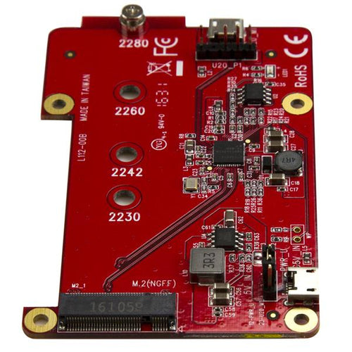 StarTech.com PIB2M21 - USB M.2 SATA Converter for Raspberry Pi