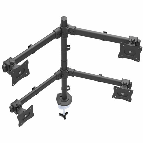 STARTECH.COM DESK MOUNT QUAD MONITOR ARM ARTICULATING - 4 VESA 27" DISPLAYS 5 YR