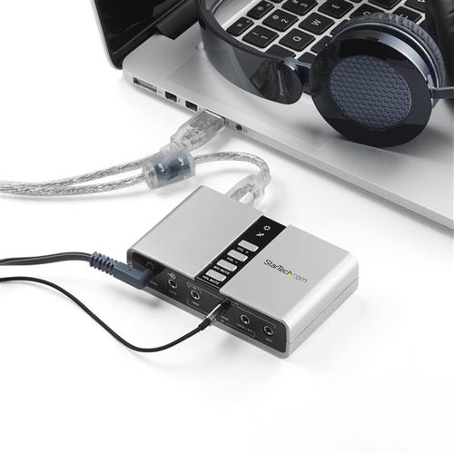 StarTech.com ICUSBAUDIO7D - USB Audio Adapter Sound Card