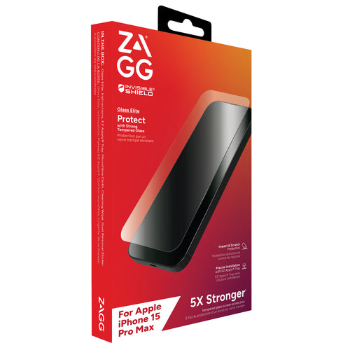 Zagg InvisibleShield Glass Elite AM Eco, iPhone 15 Pro Max