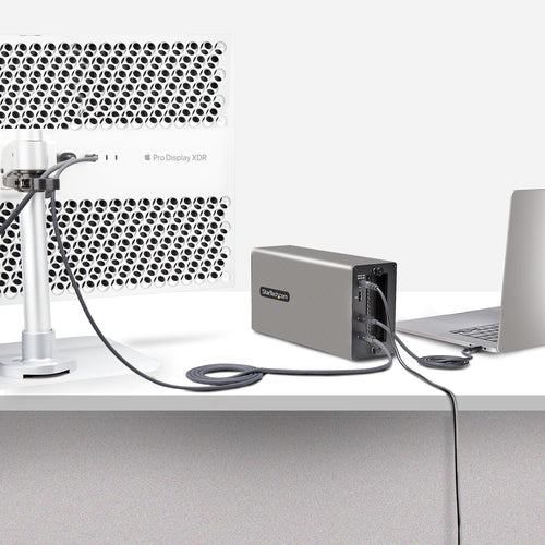 STARTECH.COM THUNDERBOLT 3 PCIE EXPANSION CHASSIS, ENCLOSURE BOX W/DUAL PCIE3.0 SLOT, 2 YR