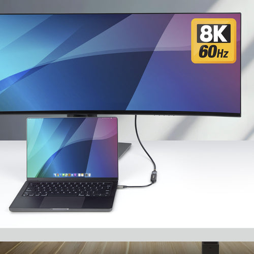STARTECH.COM USB-C TO HDMI ADAPTER, 8K 60HZ / 4K 120HZ, USB C TO HDMI 2.1, 3 YR